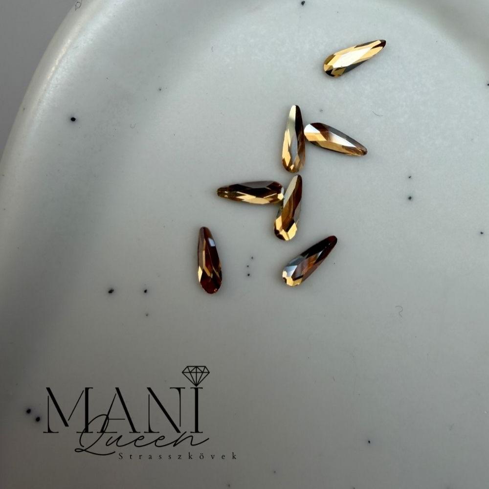 Csepp mini Gold 2x6 mm