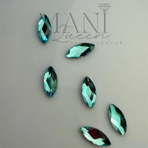 Cat eye türkiz 3,5x8 mm
