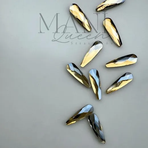 Csepp forma Golden Shadow 3x10mm