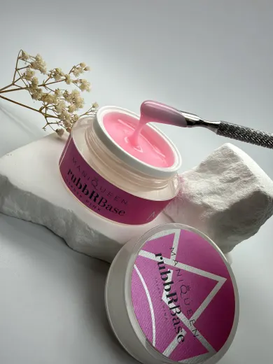 ManiQueen rubbR Base intense Pink