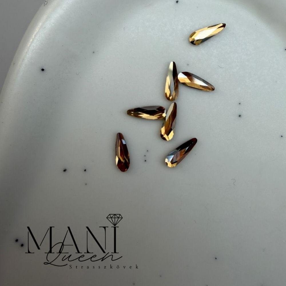Csepp mini Gold 2x6 mm